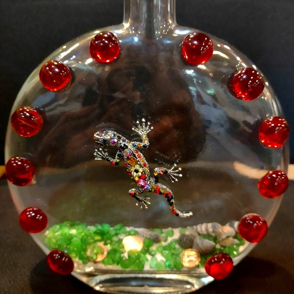 Decorative Glass Fusion Bottles